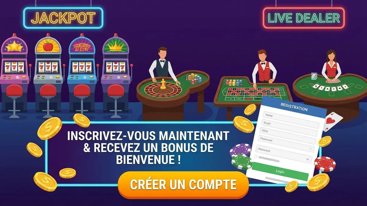 Inscription avec bonus